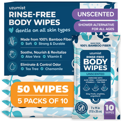 Rinse-Free Body Wipes