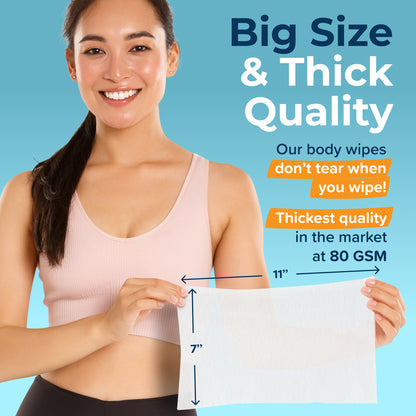 Rinse-Free Body Wipes